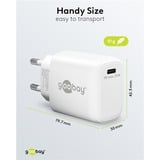 goobay Chargeur rapide USB-C PD GaN (25 W) Blanc