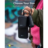 goobay Powerbank 20 000 mAh, câble USB-C intégré 13 cm, 30 watts Noir