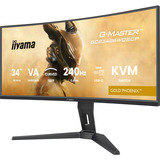 iiyama G-MASTER GCB3486WQSCP-B1 écran plat de PC 86,4 cm (34") 3440 x 1440 pixels UltraWide Quad HD Noir Moniteur gaming incurvé  Noir, 86,4 cm (34"), 3440 x 1440 pixels, UltraWide Quad HD, 0,4 ms, Noir