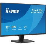iiyama ProLite X2793HSU-B1 27" Moniteur Noir (Mat), 1x DisplayPort, 1x HDMI, 2x USB-A, 120 Hz