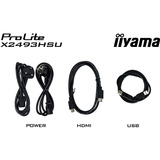 iiyama ProLite X2793HSU-B1 27" Moniteur Noir (Mat), 1x DisplayPort, 1x HDMI, 2x USB-A, 120 Hz