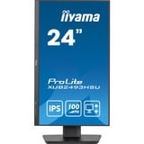 iiyama XUB2493HSU-B7 écran plat de PC 60,5 cm (23.8") 1920 x 1080 pixels Full HD LED Noir Moniteur  Noir (Mat), 60,5 cm (23.8"), 1920 x 1080 pixels, Full HD, LED, 1 ms, Noir