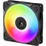 ARCTIC P12 Pro Reverse A-RGB, Ventilateur de boîtier Noir, 3 pièces