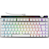 ASUS ROG Falchion Ace 75 HE RGB clavier gaming Blanc, Layout DE (QWERTZ), ROG HFX V2, 75%, Avec fil, USB, Magnetic-mechanical key switch, QWERTZ, LED RGB, Blanc