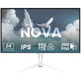 Arozzi Nova 24T1K200 23.8" Moniteur gaming Blanc, 1x DisplayPort, 1x HDMI, 200 Hz
