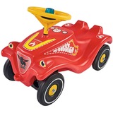 BIG BIG Bobby-Car Classic Fire Brigade, Toboggan, Porteur enfant Rouge/Jaune