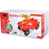BIG BIG Bobby-Car Classic Fire Brigade, Toboggan, Porteur enfant Rouge/Jaune