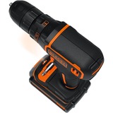 BLACK+DECKER BLACK+DECKER BDCDC18BAFC-QW Perceuse-visseuse sans fil, 18 V, Noir/orange, Perceuse/visseuse Noir/Orange, 18 V, Noir/orange