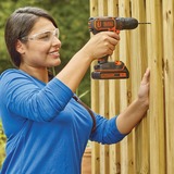 BLACK+DECKER BLACK+DECKER BDCDC18BAFC-QW Perceuse-visseuse sans fil, 18 V, Noir/orange, Perceuse/visseuse Noir/Orange, 18 V, Noir/orange
