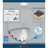 Bosch 2 608 837 688 lame de scie circulaire 16,5 cm 1 pièce(s) Bois, 16,5 cm, 3 cm, 1 mm, 9500 tr/min, 1,5 mm
