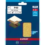 Bosch 2 608 900 890 fourniture de ponçage et de meulage rotatif Bois pâte sablée, Feuille abrasive pâte sablée, Bois, Bosch, Marron, Rectangulaire, 115 mm