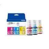 Brother BTD180CLVAL Bouteilles d'encre couleur multipack | 3 couleurs Original, Cyan, Magenta, Jaune, Brother, DCP-T580DW, DCP-T583DW, DCP-T780DW, 5000 pages, 3 pièce(s)