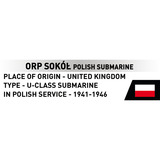 COBI ORP Sokół Polish Submarine, Jouets de construction 