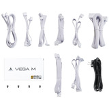 Chieftec Vega PPG-750-CW unité d'alimentation d'énergie 24-pin ATX ATX Blanc alimentation modulaire 750 watt Blanc, 1x 12V-2x6, 4x PCIe, 750 W, 100 - 240 V, 50/60 Hz, Actif, 100 W, 100 W