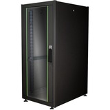 Digitus Armoire réseau de série Dynamic Basic - 600 x 800 mm (lxp), Armoire informatique Noir, Rack autonome, 26U, 600 kg, Rails de rack, Noir