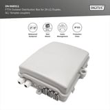 Digitus Boîte de distribution FTTH pour extérieur - 24 coupleurs LC/Duplex ou 24 SC/Simplex, Boîte de raccordement 