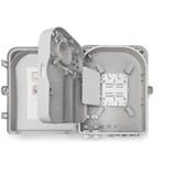 Digitus Boîte de distribution FTTH pour extérieur - 24 coupleurs LC/Duplex ou 24 SC/Simplex, Boîte de raccordement 