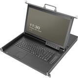 Digitus Console KVM LCD HD modulaire avec écran TFT 17" 1 port VGA, Switch KVM Noir