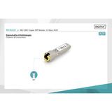 Digitus Module SFP Mini GBIC cuivre, Émetteur-récepteur 