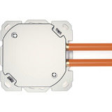Digitus Prise de données CAT.6A, encastrée, blindée, 2x RJ-45 LSA, Boîte de jonction Blanc