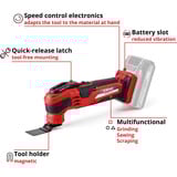 EINHELL VARRITO, Outil de multi fonction Rouge/Noir