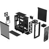 Fractal Design Meshify 2 Compact Lite RGB boîtier midi tower Noir | 2x USB-A | RGB | Verre Trempé
