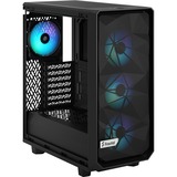 Fractal Design Meshify 2 Compact Lite RGB boîtier midi tower Noir | 2x USB-A | RGB | Verre Trempé