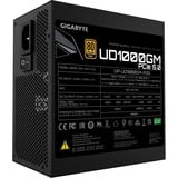GIGABYTE GP-UD1000GM PG5 alimentation modulaire 1000 watt Noir, 4x PCIe, 5x PCIe, gestion des câbles