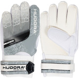 HUDORA Gants de gardien pour enfants, gris, taille M Gris/Blanc
