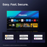 Hisense  43" Ultra HD TV QLED Noir
