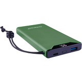 Intenso F10000 Green, 7332037, Batterie portable Vert