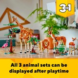 LEGO Creator 3-en-1 - Les animaux sauvages du safari, Jouets de construction 31150