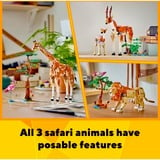 LEGO Creator 3-en-1 - Les animaux sauvages du safari, Jouets de construction 31150