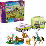 LEGO Friends cheval et poulain avec remorque pour chevaux, Jouets de construction 