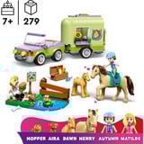 LEGO Friends cheval et poulain avec remorque pour chevaux, Jouets de construction 