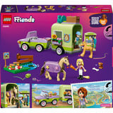 LEGO Friends cheval et poulain avec remorque pour chevaux, Jouets de construction 