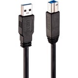 Lindy 43098 câble USB 10 m USB 3.2 Gen 1 (3.1 Gen 1) USB A USB B Noir Noir, 10 m, USB A, USB B, USB 3.2 Gen 1 (3.1 Gen 1), 5000 Mbit/s, Noir