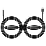 Lindy 43098 câble USB USB 3.2 Gen 1 (3.1 Gen 1) 10 m USB A USB B Noir Noir, 10 m, USB A, USB B, USB 3.2 Gen 1 (3.1 Gen 1), 5 Gbit/s, Noir