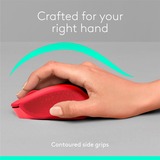 Logitech M330 SILENT PLUS, Souris Rouge, 1000 Dpi