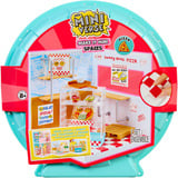 MGA Entertainment Spaces Starter Pack- Pizza, Bricolage Miniverse Spaces Starter Pack- Pizza, Café, 8 an(s), Multicolore, Plastique