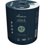 MediaRange MR442 DVD vierge 4,7 Go DVD-R 100 pièce(s), Support vierge DVD DVD-R, Boîte à gâteaux, 100 pièce(s), 4,7 Go