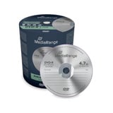 MediaRange MR442 DVD vierge 4,7 Go DVD-R 100 pièce(s), Support vierge DVD DVD-R, Boîte à gâteaux, 100 pièce(s), 4,7 Go