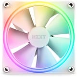 NZXT F120 RGB DUO Single 120x120x25, Ventilateur de boîtier Blanc, sans contrôleur