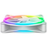 NZXT F120 RGB DUO ventilateur de boîtier Blanc, 120 x 120 x 25 mm, PWM, sans contrôleur