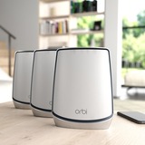 Netgear Système Orbi WiFi 6 (RBK853) AX6000, Routeur maillé 1x Orbi Router (RBR850), 2x Orbi Add-on (RBS850)