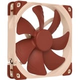 Noctua NF-A14 PWM Boitier PC Ventilateur 14 cm Marron, Ventilateur de boîtier Ventilateur, 14 cm, 300 tr/min, 1500 tr/min, 24,6 dB, 140,2 m³/h