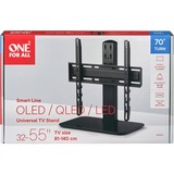 One for all Support de table Smart TV Noir