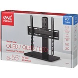 One for all Support de table Smart TV Noir
