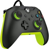PDP Manette de jeu Noir/néon vert
