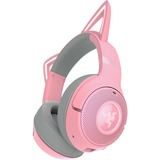 Razer Kraken Kitty V2 BT, Casque gaming rose fuchsia, Bluetooth, PC